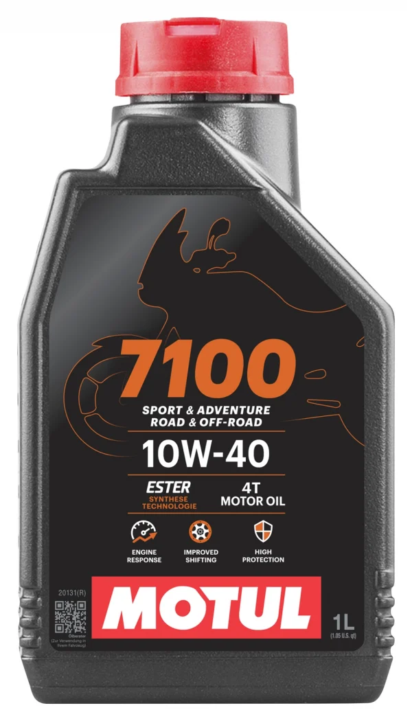 Motul 104091 1L 7100 10W40 4T 4-Stroke Engine Oil